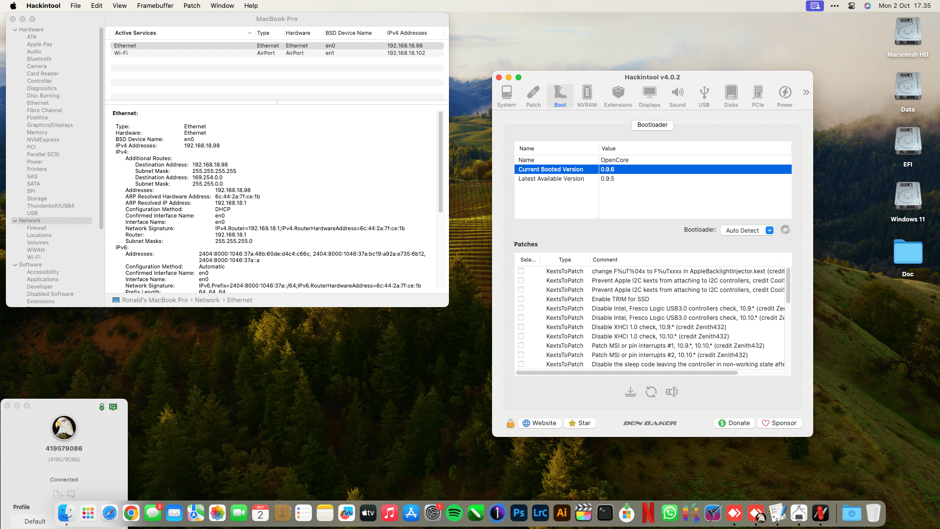 Dell Latitude 7490 8th Touchscreen [KabyLake R + Intel UHD 620 + I2C]   OpenCore 1